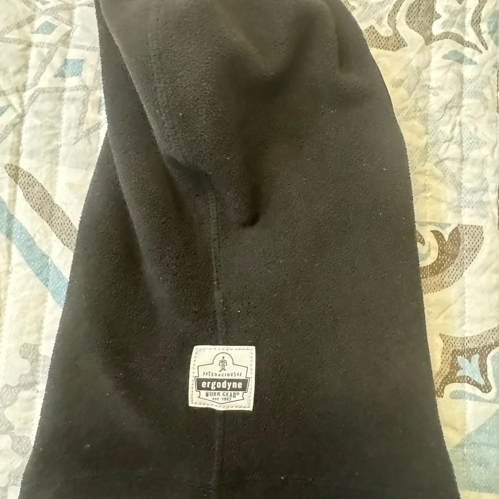 Black Fleece Balaclava Face Mask - Men